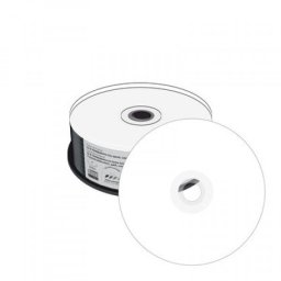 MEDIARANGE GERMANY PRINTABLE 700MB MR241 1/25 BLACK DYE