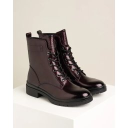 Ženske poluduboke čizme 25236-43 bordo