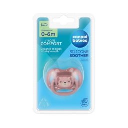 Canpol babies silikonska varalica 0-6m cute animals pink 34/924_pin ( 34/924_pin )