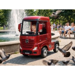 Dečiji kamion na akumulator – Mercedes ACTROS -Crveni