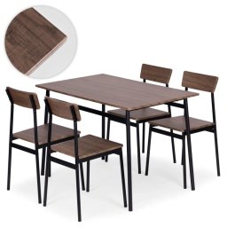 Trpezarijski Set Sto + 4 stolice MALMO ModernHome