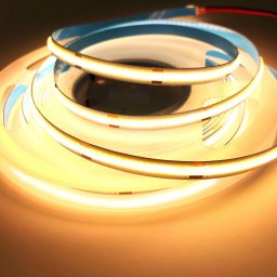 LED TRAKA COB 24V 480 TOPLO BELA WW 10W/m IP20