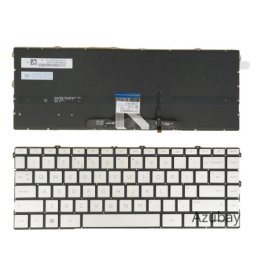 Tastatura za laptop HP Pavilion X360 14-EK 14-EC veliki enter sa pozadinskim osvetljenjem, srebrna ( 111791 )