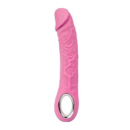 Silikonski vibrator sa grejanjem – Prometheus Pink