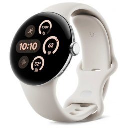 Google Pixel watch 3 41mm BT Polished Aluminum case-Porcelain Band