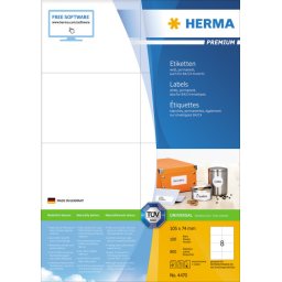 Herma etikete 66X33 A4/24 1/100 bela ( 02H4670 )