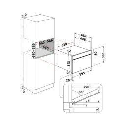Whirlpool WMD7O4TB ugradna mikrotalasna rerna
