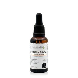 Vitamin D3+K2 kapi, 28g MaxLab
