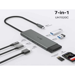 Tp-link Usb Type-c 7-port Hub/1usb-c /1 Hdmi 4k 60hz Port,1 × Usb-c Pd 100w Port,1 × Sd Hub ( UH7020C )