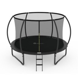 Trambolina Crna 244cm sa merdevinama i unutrašnjom sigurnosnom mrežom ( 13142 )