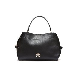 T012607BLK – Crna klasična trapez tote torba