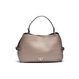 T012607TAP - Taupe klasična trapez tote torba