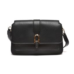 T012612BLK – Crna baguette torba sa preklopom