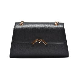 T012613BLK – Crna elegantna torba sa lanac ručkom