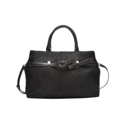T012628BLK – Crna velur torba mekane forme