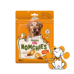 Happy Life Nomchies Beef 150g, Hrskava Poslastica Sa Krem Punjenjem, Govedina
