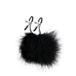 Štipaljke za bradavice sa crnom peruškom – Nipple Clamps