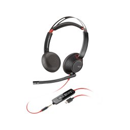 HP slušalice Poly BW 5220 USB-C HS +3.5mm +USB-C, A, 8X231AA, crna