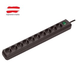 PRODUŽIVAČ RAZVODNIK 3m 10 UTIČNICA 1,5mm2 CRNI BRENNENSTUHL PROSTO