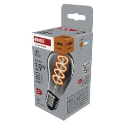 LED SIJALICA DEKORATIVNA E27 A60 4.5W WW TOPLO BELA SMOKED FLAME Z55311 EMOS