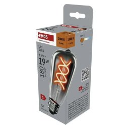 LED SIJALICA E27 ST64 4.5W WW TOPLO BELA SMOKED FLAME Z57311 EMOS