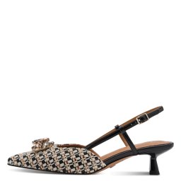 Ženske sandale sa zatvorenim prstima 1-29512-46 crne