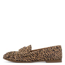 Kožne ženske mokasine 1-24204-46 leopard