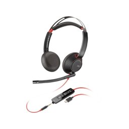 HP Poly BW 5220 USB-C HS +3.5mmP +USB-C/A/8X231AA/crni Slušalice ( 8X231AA )