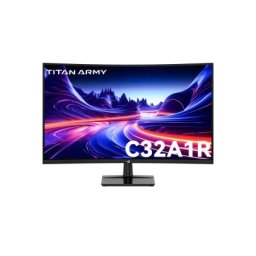 Titan Army C32A1R 2560x1440/QHD VA/1ms/180Hz/2xHDMi/2xDP/HDR10/Curved Monitor 32
