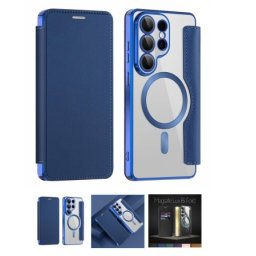 Futrola Magsafe Lux Bi Fold za Samsung Galaxy S26 Ultra plava