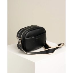 Ženska crossbody torbica sa rajsferšlusom T012623 crna