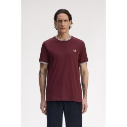 FRED PERRY TWIN MAJICA OXBLOODE