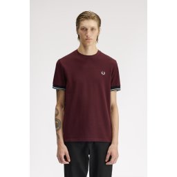 FRED PERRY CUFT MAJICA OXBLOOD