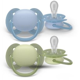 Avent Varalica Ultra Soft 0-6m (Plava/Zelena)