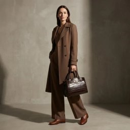 Ženska kožna tašna Everyday Elegance braon