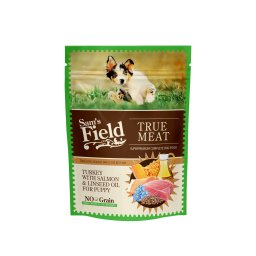 Sam’s Field True Meat Puppy Ćuretina Sa Lososom I Lanenim Uljem - 260 g