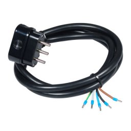 Commel prikljucni kabl trofazni 16a 400v 10000w crni 1,5m h05vv-f 5g2,5 ( c0713 )