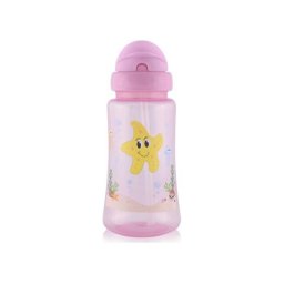 Lorelli sportska solja 300ml sa slamcicom - pink ( 10200930002 )