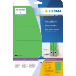 Herma etikete 192x61, za široki registrator A4/4 1/20 ze ( 02H5099 )