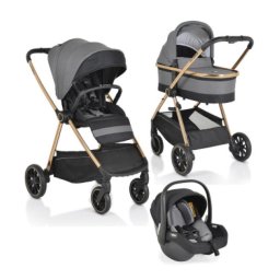 Cangaroo kolica za bebe 3 u 1 hydra isize grey ( CAN60210 )