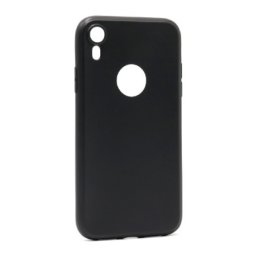 Futrola ultra tanki kolor za iphone xr crna ( F65402 )