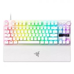 Razer Huntsman V3 Pro Tenkeyless 2025 - 8K Tenkeyless Analog Optical Esports Keyboard - White Edition ( 072800 )