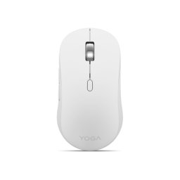 Lenovo Yoga Bluetooth Silent Mouse (Seashell/White), Full size, Triple Bluetooth 5.3 ( GY51S61925 )