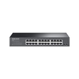 Mercusys ms124gs v1.0, 24port 10/100/1000mbps desktop rackmount Lan switch (74320) ( 25074 )