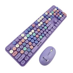 Aula ac306 purple combo, bezicna tastatura i mis 2.4g ( 56361 )