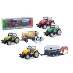 Traktor i prikolica sa životinjom ( 001822/2 )