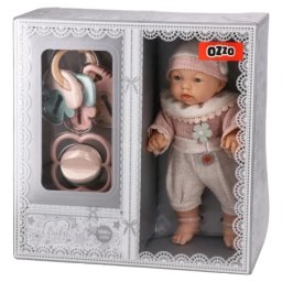 Ozzo baby so lovely lutka beba sa igračkom 28cm ( 858260 )
