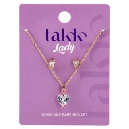 Takk naomi lady set lančić i par mindjuša srce ( 505118 )