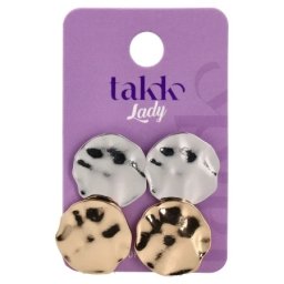 Takk sindy lady par mindjuša srebrna i zlatna 2 para ( 505095 )