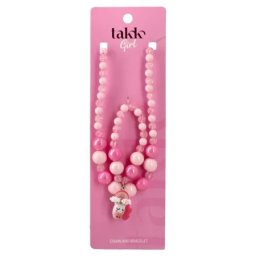 Takk nika girl set lančić i narukvica jednorog roze ( 505160 )